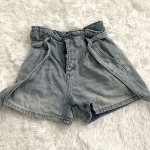 American Eagle Flare Shorts with Belt